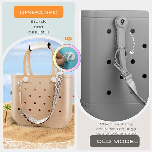 Strap Wrap for Bogg Bag Accessories, Adjustable Crossbody Shoulder Strap Wrap with Detachable Pad, For XL Medium Bog Bag in Saudi Arabia