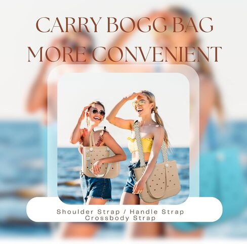 Strap Wrap for Bogg Bag Accessories, Adjustable Crossbody Shoulder Strap Wrap with Detachable Pad, For XL Medium Bog Bag in Saudi Arabia