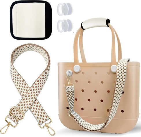 Strap Wrap for Bogg Bag Accessories, Adjustable Crossbody Shoulder Strap Wrap with Detachable Pad, For XL Medium Bog Bag in Kuwait