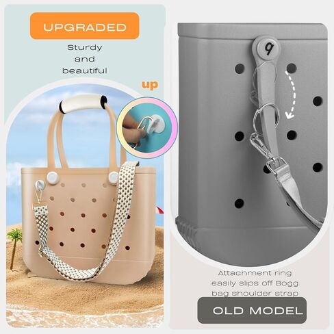 Strap Wrap for Bogg Bag Accessories, Adjustable Crossbody Shoulder Strap Wrap with Detachable Pad, For XL Medium Bog Bag in Kuwait