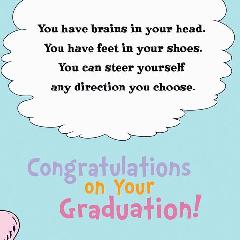 American Greetings Dr. Seuss Graduation Card (Oh The Places You'll Go) in Kuwait