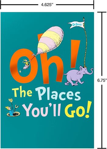 American Greetings Dr. Seuss Graduation Card (Oh The Places You'll Go) in Kuwait