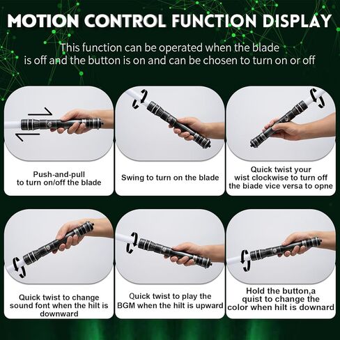 Lightsaber,Smooth Swing Dueling Light Saber,18 Set Sound Effects with 19 Colors Change,Motion Control Premium Metal Handle,Adults and Kids Collectible Roleplay Item（105cm） in Saudi Arabia