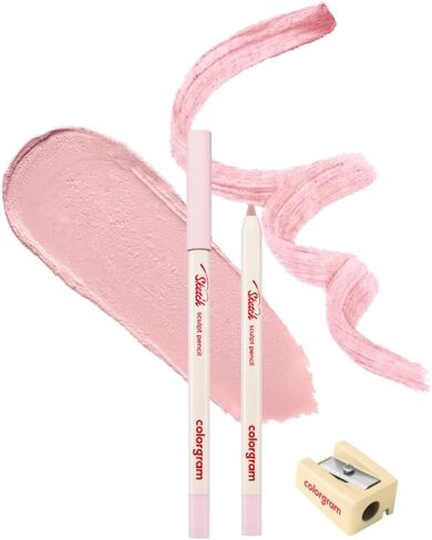 COLORGRAM SKETCH SCULPT PENCIL 03 MAUVE BROWN HB | Multi-Use Facial Drawing Pencil for Eyeliner, Overlip, Browbone, & Eyewhole Makeup | Long-Lasting, Smudge-Proof | Includes Built-in Sharpener in Kuwait
