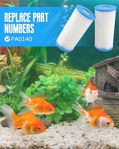 4 Pack Micron Cartridge Replacement Fit for Marineland Magnum Canister Filters/Polishing Internal Canister Filter ML90770 Replace PA0140 in Saudi Arabia