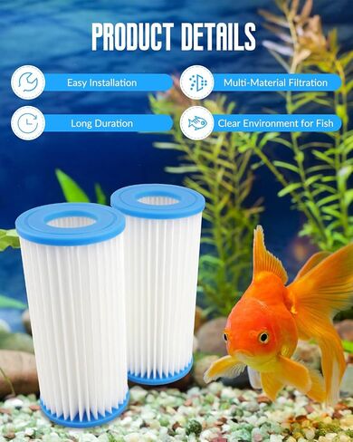 4 Pack Micron Cartridge Replacement Fit for Marineland Magnum Canister Filters/Polishing Internal Canister Filter ML90770 Replace PA0140 in Saudi Arabia
