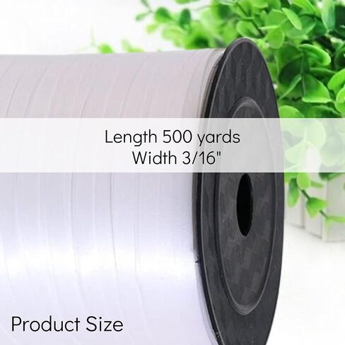 500 Yards Curling Ribbon for Balloons – 3/16 Inch White Ribbon for Gift Wrapping Balloon String Plastic White Curling String for Gift Wrapping in Kuwait