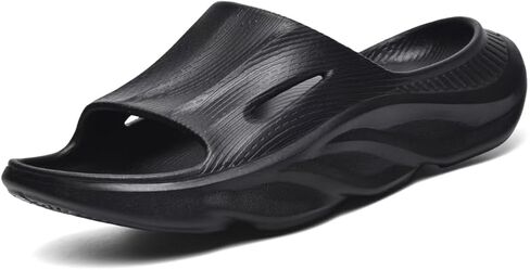 شرائح VIYEAR النسائية للرجال مع دعم قوس مريح لالتهاب اللفافة الأخمصية، صنادل رياضية سميكة لتقويم العظام للجنسين تقلل الضغط على القدمين in Kuwait