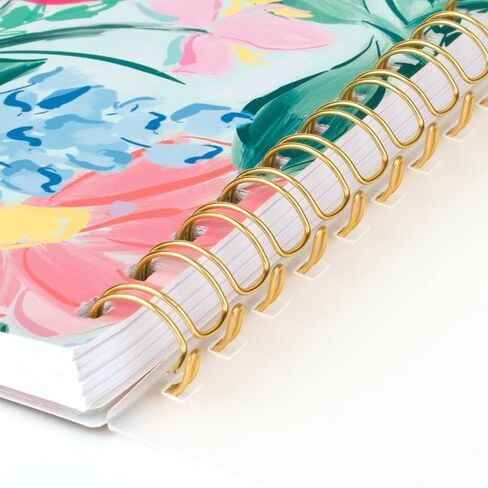 AT-A-GLANCE Planner 2025-2026 Academic, Simplified by Emily Ley, Weekly & Monthly, 8-1/2" x 11", Large, Monthly Tabs, Flexible Cover, Petite Floral (EL38-905A) in Kuwait