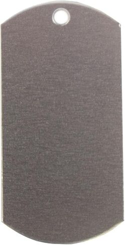 RMP Stamping Blanks, 1 Inch x 2 Inch Dog Tag with One Hole, Aluminum 0.063 Inch (14 Ga.) - 50 Pack in Saudi Arabia