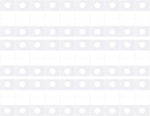 100 Pack Clear Adhesive Hanging Tabs, Heavy Duty Hang Tags, Sticky Tabs, Transparent Hanging Tag for Retail Displays, Wall (Slot Hole, 100) in Kuwait