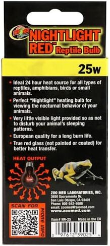 Zoo Med Nightlight Red Reptile Bulb, 40 Watts in Kuwait