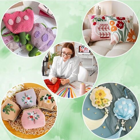 GORGECRAFT 100Pcs Teardrop Embroidery Floss Drops Wood Thread Cross Stitch Bobbins 5 x 4.4CM Winding Board Card Needlework Thread Organization with Floss Ring for Craft DIY Sewing Storage Supplies in Kuwait