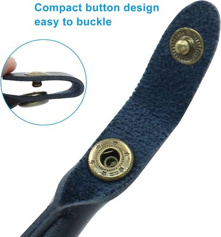 2 Pcs 15.7 Inch Leather Purse Handles, PU Leather Purse Straps, Bag Handles for Bag Making(Black) in Saudi Arabia