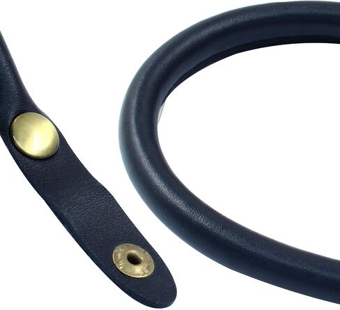 2 Pcs 15.7 Inch Leather Purse Handles, PU Leather Purse Straps, Bag Handles for Bag Making(Black) in Saudi Arabia