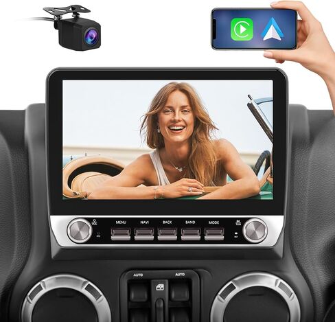 AWESAFE Car Radio Stereo Upgrade 2GB+64GB for Jeep Wrangler JK 2007-2018 Dodge Ram 1500 2500 2009 2010 2011 2012 Grand Cherokee with CarPlay in Saudi Arabia
