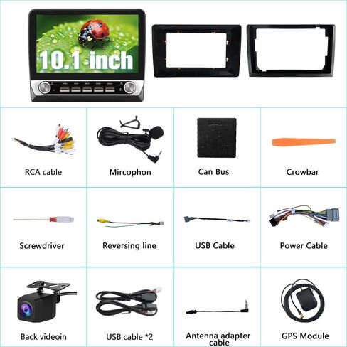 AWESAFE Car Radio Stereo Upgrade 2GB+64GB for Jeep Wrangler JK 2007-2018 Dodge Ram 1500 2500 2009 2010 2011 2012 Grand Cherokee with CarPlay in Saudi Arabia