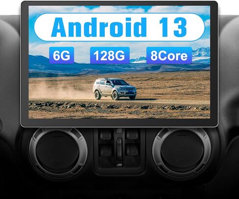 AWESAFE Car Radio Stereo Upgrade 2GB+64GB for Jeep Wrangler JK 2007-2018 Dodge Ram 1500 2500 2009 2010 2011 2012 Grand Cherokee with CarPlay in Saudi Arabia