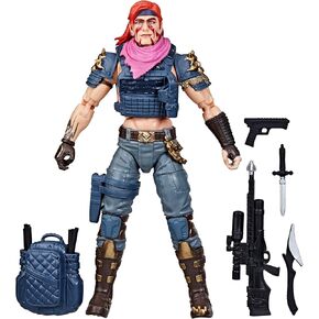 ج. سلسلة Joe المصنفة #146 ، Dreadnok Zandar ، رقم عمل قابل للتحصيل 6 بوصة مع 5 ملحقات