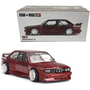 Diecast Model Car متوافق مع Kaido House X Mini GT 1:64 BMW M3 (E30) Kaido GT V1 M Red Limited Edition KHMG162