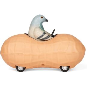 Accoutrements Archie Mcphee Pigeon in a Peanut Pull Back Toy Car (13038)