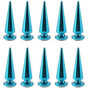 Heepdd 10 PCS 10mm Metal Spike المسامير ، مخروط مسامير برغي المعاد