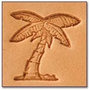 Tandy Leather Craftool Mini 2-D Stamp Palm Tree