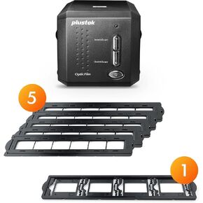 PlustekOpticFilm 8200i SE Film & Slide Scanner Converter + 35mm Negative Film Stripe kit x 2
