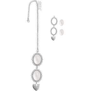 Boxob Graduation Tassel Photo Charm ، Class of 2025 التخرج التذكاري Tassel Charm Cap Pendant Pendant for Decorations Diy Thermake Gown (2 إطار صور)