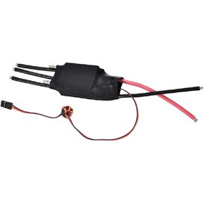 CHICIRIS Brushless Esc, Sturdy Watercooled Esc, 60A Electric Speed Controller 7 * 3.8 * 1.6Cm for Rc Part Rc Boat Model with 5V/3A Ubec