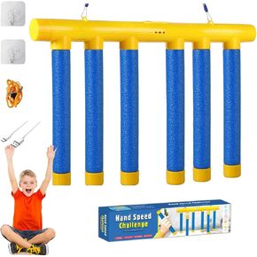 ترقية لعبة التحدي Reflex ، لعبة تدريب على تنسيق العين ، لعبة التدريب على رد فعل ، لعبة Catch All Drop Sticks ، السرعة القابلة للتعديل