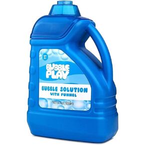 Darice 64-Ounce Bubble Solution-Includes Wand and Easy Pour Funnel Top-Works with Bubble Machines-for Weddings, Birthdays and Outdoor Events