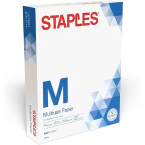 Staples 897804 حدد 8.5 بوصة × × 11 بوصة ورقة 20 رطلا 94 السطوع 500/ream (20471)