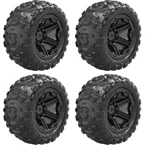 14401-21 1/14 Scale RC Car Accessories Rally Wheels ، Warts RC Heals & Tyre مجموعات الإطارات لـ 14431 و 14332 و 14331 (أربعة إطارات)