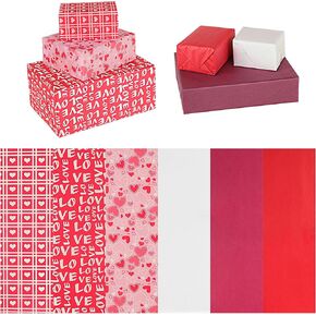 Asoemerz 120 Sheets أوراق الأنسجة يوم الأم لرفوف الهدايا ، 20 "× 14" أوراق لحفل الزفاف ، عيد ميلاد ، ديكور العطلات ، يوم الأم