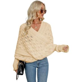 EUBUY Women Autumn Winter Scarf with Sleeve, Warm Knitted Crochet Scarf Wrap Shawl Sweater Top Women Cold Weather Scarf Wrap