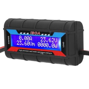 Model Airplane Power Meter, Excellent Performance Battery Power Analyzer for RC Model Aircraft