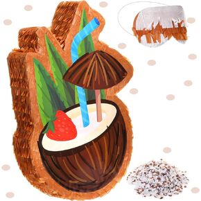 Pinata small surfboard مع عصا وعصابة عصيدة حلويات الصيف بيناتا هاواي ديكورات ركوب الأمواج شاطئ pinata birth