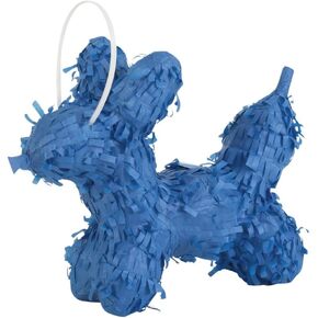 Blue Mini Dog Piñata لصالح الديكور - 8.5 "× 6.5" - (1 جهاز كمبيوتر