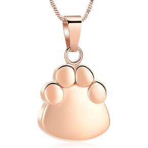 yinplsmemory paw print ren necklace for ashes for pet remation Jewelry for Dog/Cat Ashes kefsake kylace memorial asheld in Kuwait
