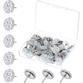 50pcs thumb thumb thumb thumb ، دبابيس دخنة داكنة ، دبابيس زخرفية قابلة لإعادة الاستخدام.