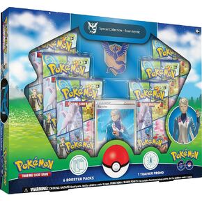 Pokémon TCG: Go Special Collection - Team Mystic (بطاقة ترويجية واحدة ، 1 حزم دلوكس و 6 حزم معززة)