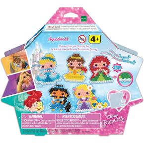 Aquabeads Disney Princess Dazzle - مجموعة كاملة من الفنون والحرف للأطفال - أكثر من 600 حبة لإنشاء شخصيات ديزني الأميرة المفضلة لديك!