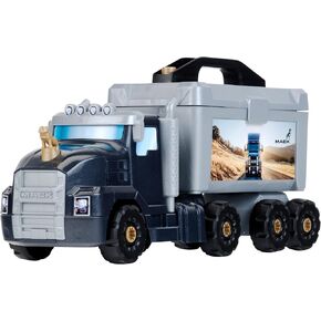 Mack: Tool Truck 4-in-1 Set-THEO KLEIN ، مجموعة إنشاءات التجميع 89 قطعة ، ألعاب مع الأدوات ، بناء رافعة شوكية ، رافعة وأكثر من ذلك بكثير في الشاحنة الباردة ، الأطفال يتظاهرون ، من سن 3+