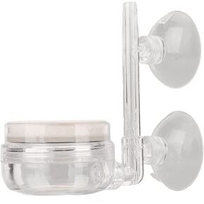 Aquarium Bubble Stone Diffuser,Low Pressure Transparent Glass Fish Tank Oxygen Refiner Aquarium Plants CO2 Diffuser with Integrated Bubble Counter for Dissolved Oxygen