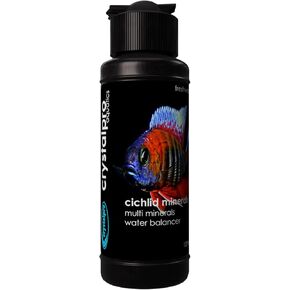 Cichlid Minerals 4.22 Oz - Mineral Additive for Cichlids Replenishes Protective Coat Improves Respiration and General Health Freshwater Aquarium Salt (125 ml) Treats 660 Gallons