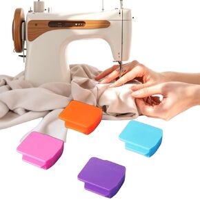 Magnetic Seam Guide for Sewing Machine,Multifunctional Polygonal Hemmer Guide,Magnetic Seam Guide with Scale,Universal Sewing Supplies and Accessories. (4)
