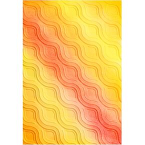BRIRARTW WAVE TELLE 3D مجلد النقش إنشاء خلفيات محكم لصنع البطاقات و SCRATBOOKING وغيرها
