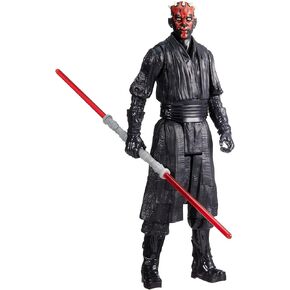 سلسلة Star Wars Titan Hero Series دارث مول ، رقم 12 بوصة وإكسسوارات 2 ، ألعاب للأولاد والبنات البالغ من العمر 4 سنوات