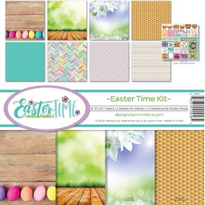Reminisce Easter Time Scrapbook Collection kit,White